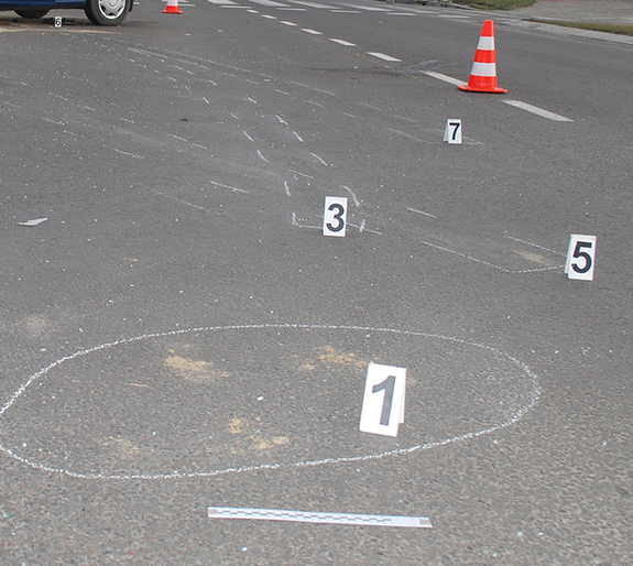 Wybrane aspekty analizy śladów  na miejscu zdarzenia drogowego i ich znaczenie w rekonstrukcji wypadku